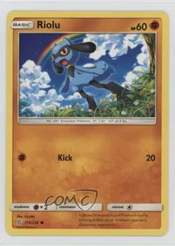Riolu Pokemon Sun & Moon Unified Minds #115 - Image 1