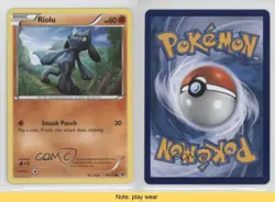 Riolu Pokemon XY Fates Collide #46 READ 0b3 - Image 3
