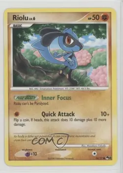 Riolu Pokemon Organized Play Promotional Series 8 #16 2008 - Image 1