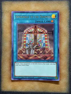 Yugioh Offerings To The Doomed LART-EN017 Ultra Rare Lost Art Promo - Image 1