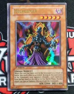 Yu-Gi-Oh! Helpoemer NM PGD-058 1st Edition Ultra Rare VLP - Image 1
