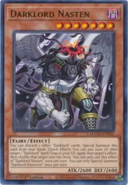 x3 Darklord Nasten - MAGO-EN107 - Rare - 1st Edition Yu-Gi-Oh! M/NM - Image 1