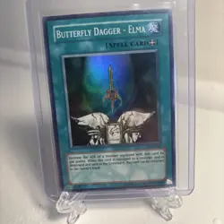 Yugioh Butterfly Dagger - Elma DCR-032 Super Rare NM - Ships in top loader! - Image 1