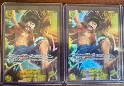 One Piece Adventure on Kami’s Island OP-15 JP - Monkey.D.Luffy SEC OP15-119 x2 - Image 1