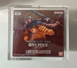 🧭One Piece OP-02 RED BOTTOM Paramount War Booster Box English Sealed 1ST WAVE - Image 1