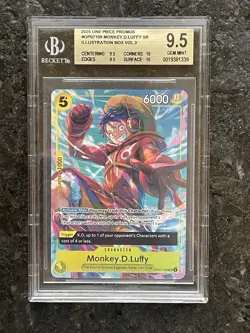 Monkey.D.Luffy (Illustration Box Vol.3) OP07-109 One Piece Promotion BGS 9.5 - Image 1