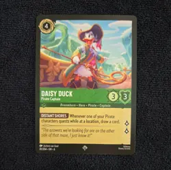 Disney Lorcana Azurite Sea Daisy Duck Pirate Captain 81/204 NM - Image 1