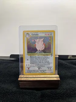 Pokemon TCG Clefable Holo Rare Card 005/130 Base Set 2 - Image 1