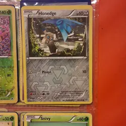 Pokemon TCG Card Lot of 9, Timburr, Serperior, Honedge, Snivy, Dewott, Energy - Image 2
