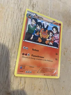 PIGNITE 26/113 UNCOMMON LEGENDARY TREASURES POKEMON CARD 2013 LIGHTLY PLAYED - Image 2