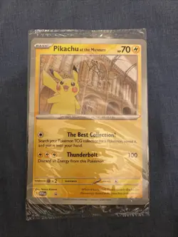 Pikachu At The Museum Sealed Promo Card. ⚡ Tracked Post 🇬🇧 to 🇺🇸 - Plz Read - Image 1