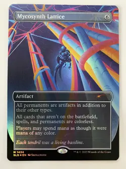 Mycosynth Lattice *RAINBOW FOIL* SECRET LAIR: Mycosynthwave MT/NM MTG Comb Ship - Image 1