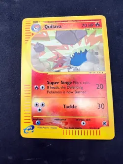 Quilava Reverse Holo 91/165 Expedition Base Set Pokemon Card Near Mint - Image 1