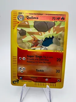 Quilava Reverse Holo 91/165 Expedition Base Set Pokemon Card Near Mint - Image 3
