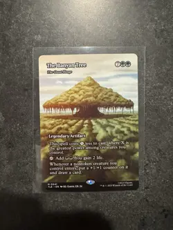 The Banyan Tree Full art Legendary Artifact TLE Magic The Gathering Card 0041 - Image 1