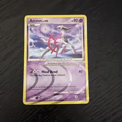 Arceus AR7 Arceus Pokemon Card Holo Rare NM - Image 1
