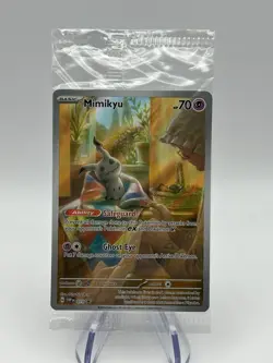 Mimikyu SVP 075 Sealed Promo Paldean Fates Pokemon Card (A2) - Image 1