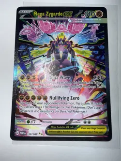 Mega Zygarde EX 120/088 SIR Pokemon TCG Card Perfect Order - Image 1