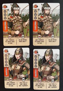 Raiders of Scythia Huntress and Stableman Promo Cards NEW - Image 1