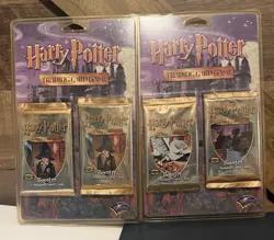Harry Potter Trading Card Game Booster 4-Pack New Sealed Pack TCG 2001 Wizards - Image 1
