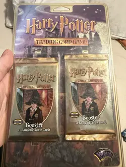 Harry Potter Trading Card Game Booster 4-Pack New Sealed Pack TCG 2001 Wizards - Image 3