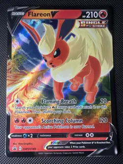 Flareon V SWSH149 SWSH: Sword & Shield Promo Cards Holo - Image 1