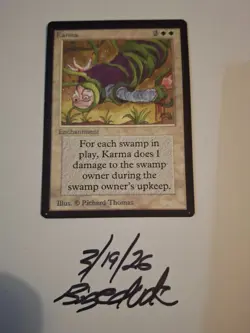 MTG Beta Karma - bigedude - Image 1
