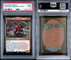 MTG Marvels Spider-Man Carnage Crimson Chaos Regular PSA 9 Mint - Image 3