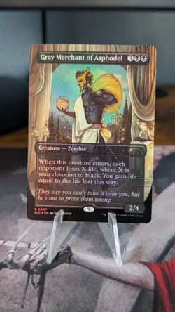 Gray Merchant of Asphodel Secret Lair Countdown Encyclopedia Magic MTG (Foil) - Image 1