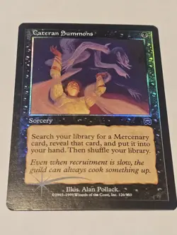 Cateran Summons Mercadian Masques MP Foil MTG Magic The Gathering - Image 1