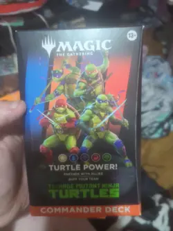 MTG Commander Deck "Turtle Power" Teenage Mutant Ninja Turtles TMNT NIB - Image 1
