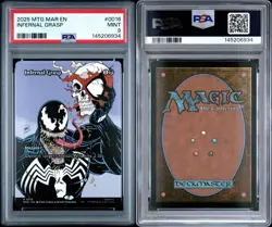 MTG Infernal Grasp (Borderless) Marvel Universe Eternal-Legal Regular PSA 9 MINT - Image 3