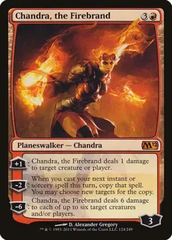 Chandra, the Firebrand Magic 2012 LP MTG - Image 1