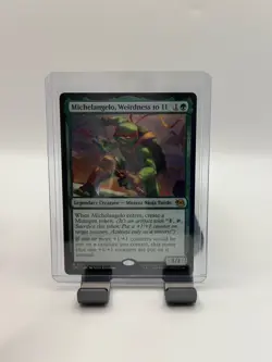 MTG, Michelangelo, Weirdness to 11 121 NM Teenage Mutant Ninja Turtles Regular - Image 1