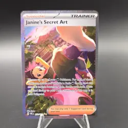 Pokemon TCG Janine's Secret Art 173/131 SV: Prismatic Evolutions SIR Holo Train… - Image 1