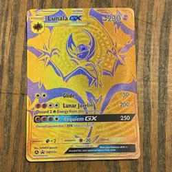 Pokemon Lunala GX SM103A Full Art Promo Holo SM Card - Image 1