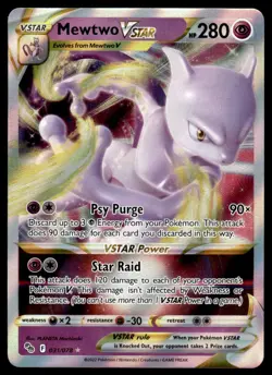 Pokemon TCG Pokemon GO #031/078 Mewtwo VSTAR NM - Image 1