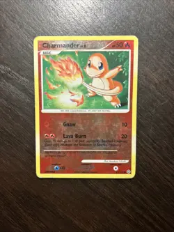 Pokemon TCG Charmander Reverse Holo Secret Wonders 82/132 LP/MP - Image 1