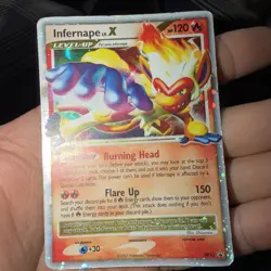 Pokemon Card Infernape LV. X DP10 Black Star Promo - Image 1