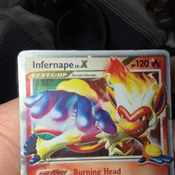 Pokemon Card Infernape LV. X DP10 Black Star Promo - Image 2