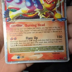 Pokemon Card Infernape LV. X DP10 Black Star Promo - Image 3
