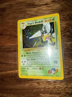 Pokemon TCG Koga's Beedrill Gym Challenge Holo Rare - Image 4