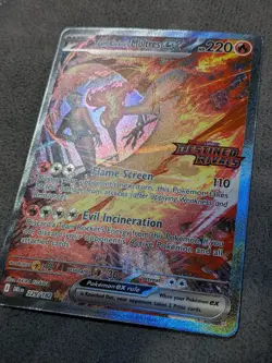Pokemon TCG Team Rockets Moltres EX 229/182 SV: Destined Rivals Stamped - Image 2