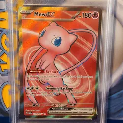 Pokemon Mew ex TCG 2023 Scarlet & Violet 151 193/165 Ultra Rare Holo PSA 9 - Image 3