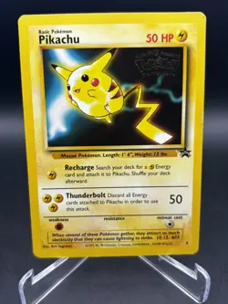 Pikachu #4 Black Star Promo - Pokemon The First Movie Vintage - Image 1