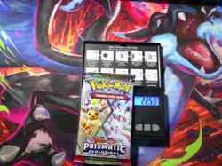 VERY HEAVY! GOD PACKUU SIRUU 22.53g Prismatic Evolutions Pokemon Booster - Image 1
