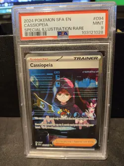 Cassiopeia 094/064 Shrouded Fable Pokemon TCG Special Illustration Rare PSA9 - Image 1
