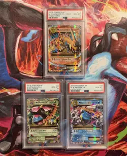 Pokemon Evolutions Mega EX Holo Lot Charizard Venusaur Blastoise PSA 10 2016 - Image 1