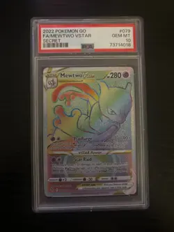 2022 POKEMON GO FA/MEWTWO VSTAR SECRET - Image 1