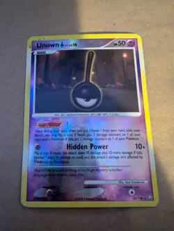 Pokemon - Unown [!] - 42/146 - Reverse Holo - Legends Awakened - MP - Image 1